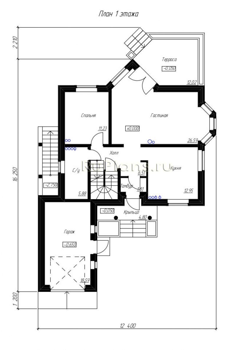 Проекты домов от 200 до 250 м² из дерева в Томске